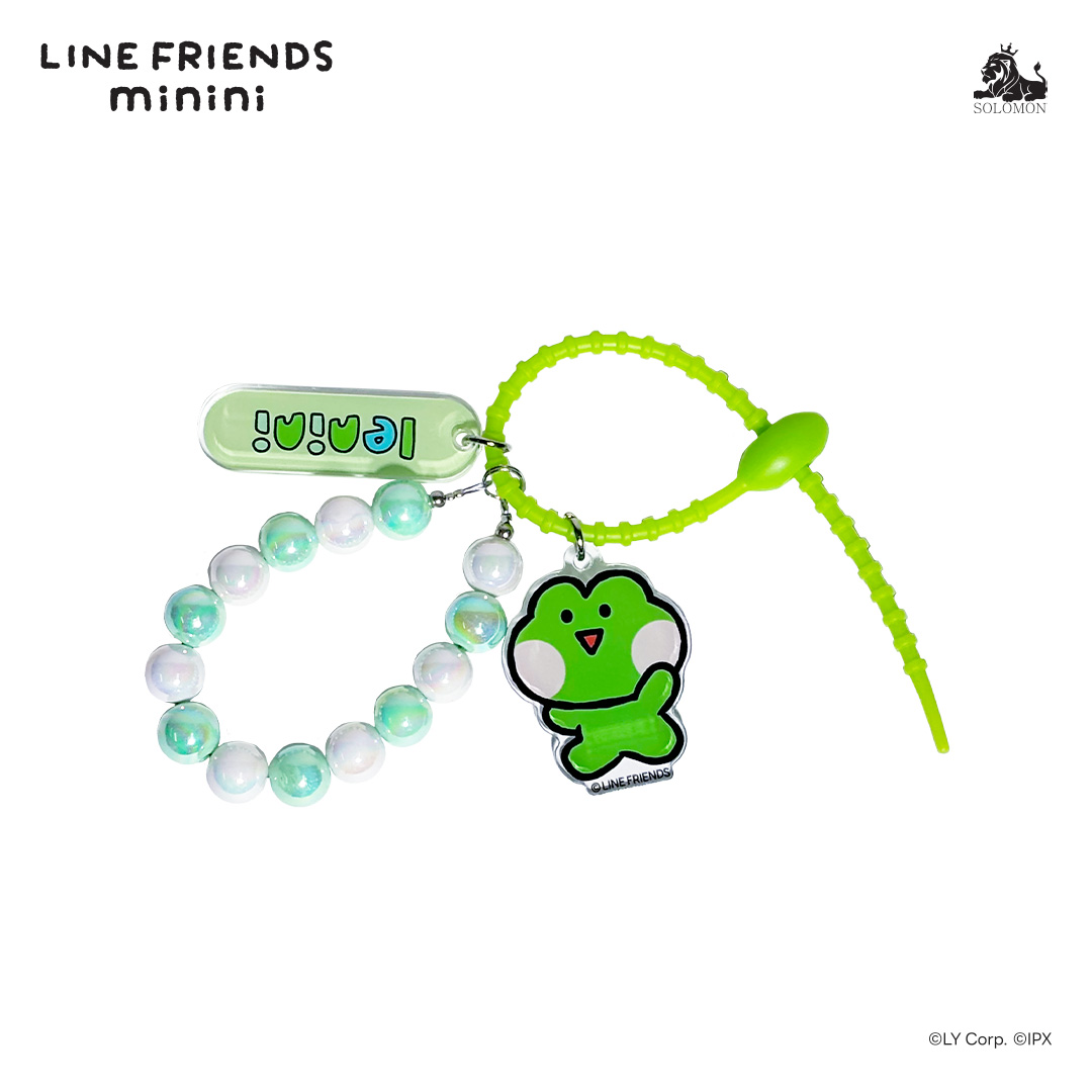 ソロモン商事 LINE FRIENDS minini アクリルキーリング ACRYLIC