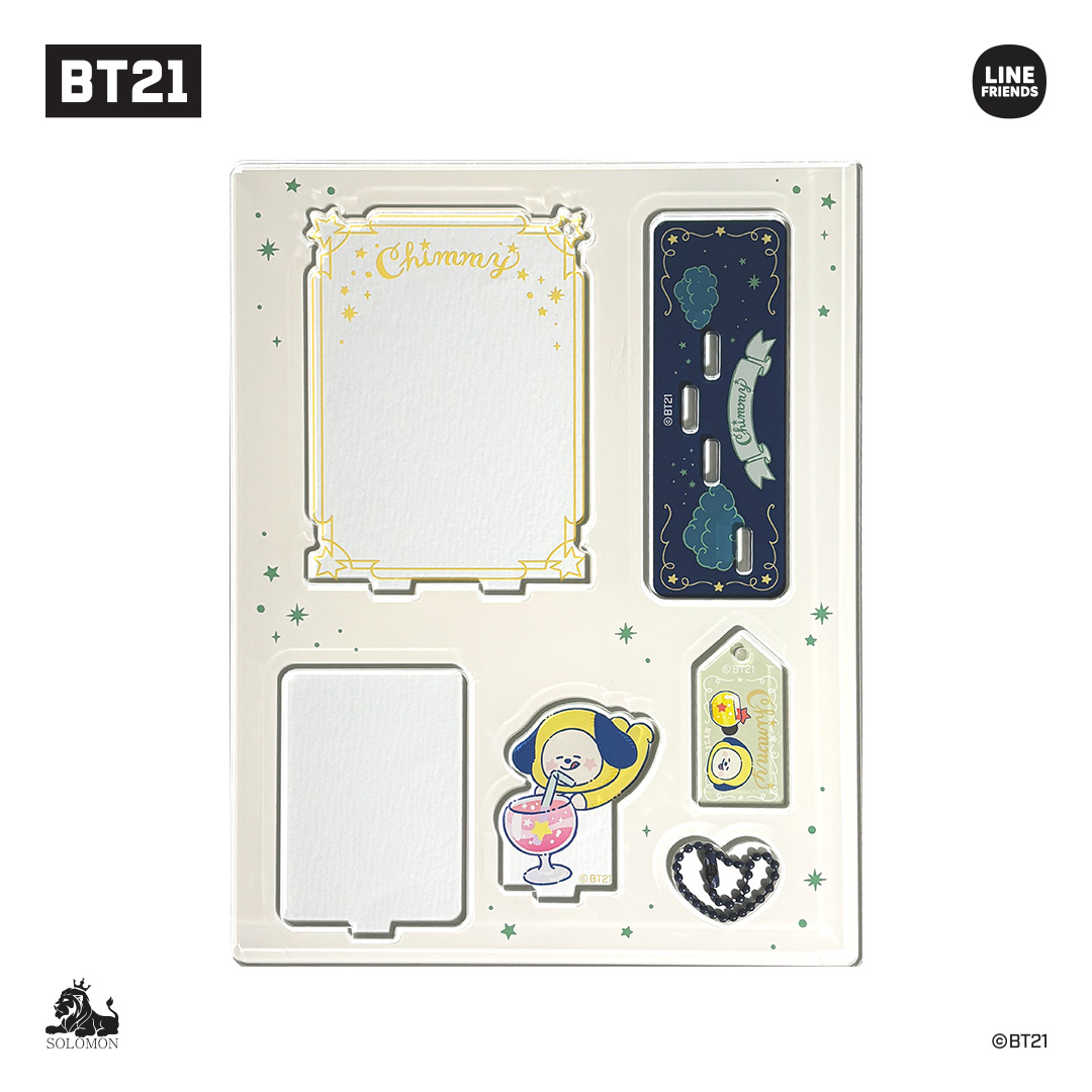 bt21 アクリルスタンド 全種類 bts グッズ スイーツ アクスタ 방탄 ソロモン商事【BT21 アクリルスタンド Magic Recipe ver