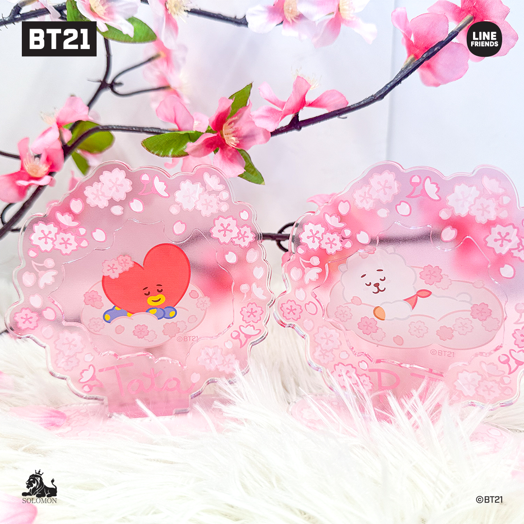 【新品未開封】BT21 ゆらゆらトレーディングアクリルスタンド 1BOX 全8種 ソロモン商事 BT21アクリルスタンド SAKURA ver._SAS ACRYLIC STAND