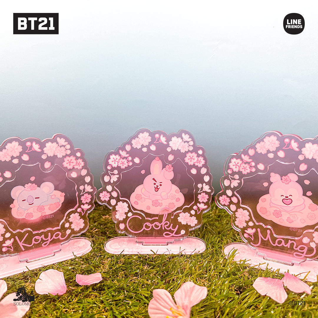【新品未開封】BT21 ゆらゆらトレーディングアクリルスタンド 1BOX 全8種 ソロモン商事 BT21アクリルスタンド SAKURA ver._SAS ACRYLIC STAND