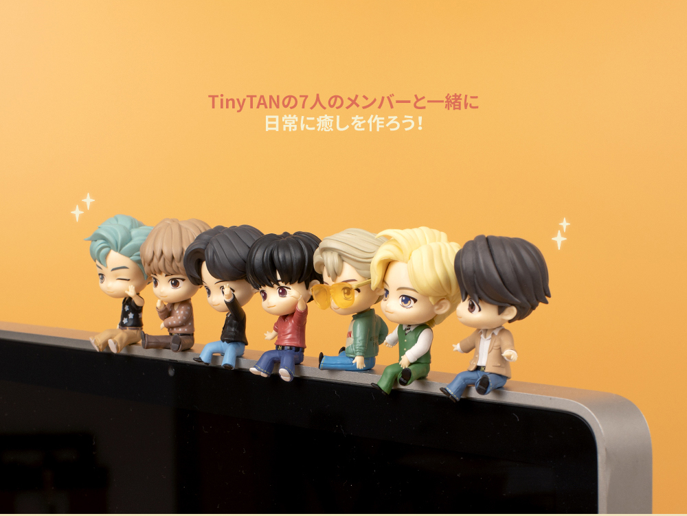 【： ワンコインセール：】 ソロモン商事 TinyTAN モニターフィギュア ver.2 (Dynamite) MONITOR FIGURE  Dynamite ver. 03/09 03/26