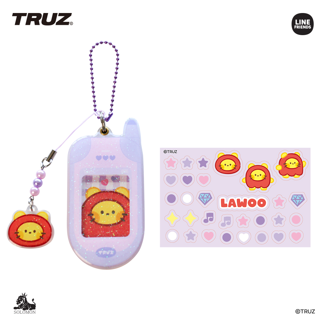 TREASURE - TRUZ リングライト ラインフレンズ TRUZ LAWOO アーティスト人形キーリング – LINE