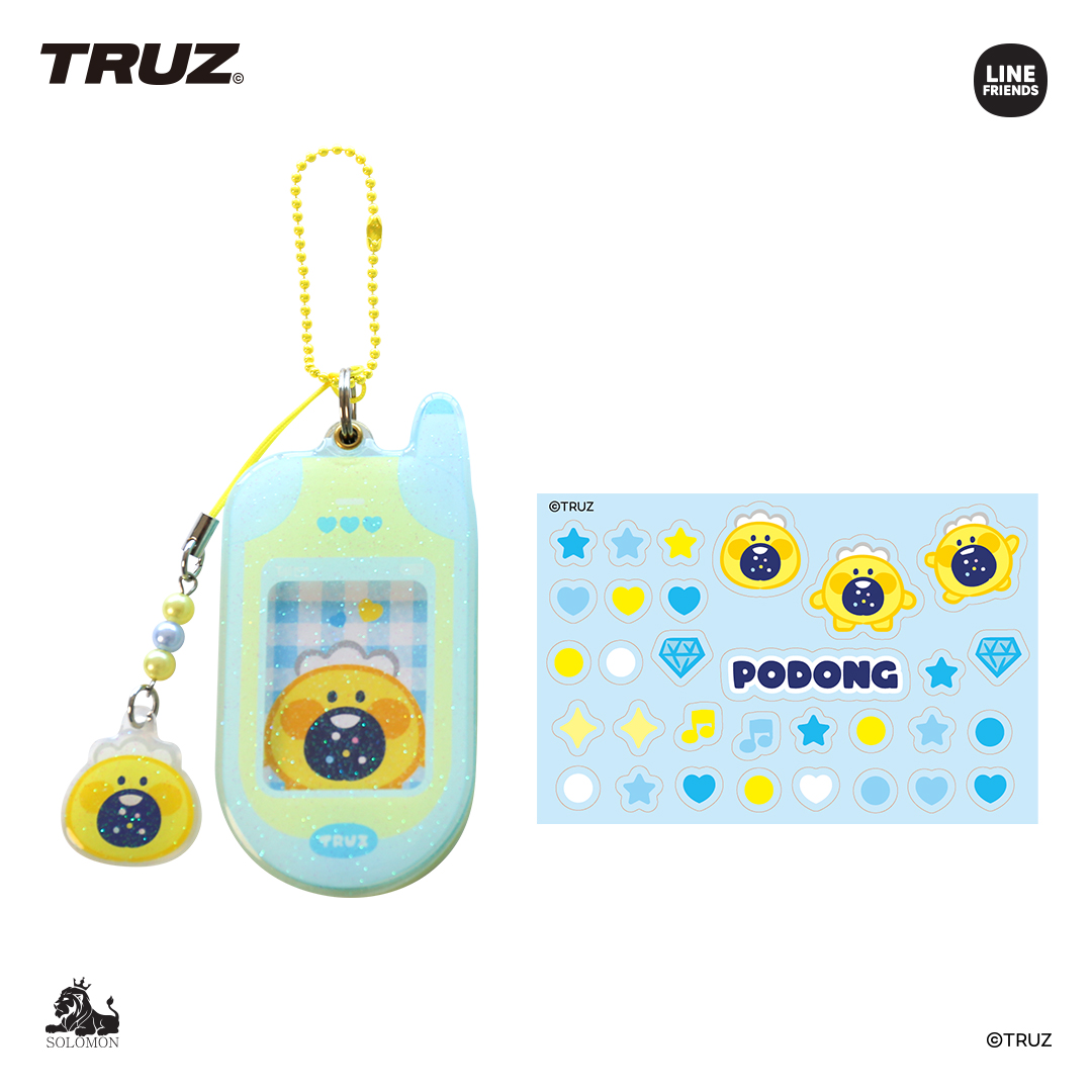 ソロモン商事【TRUZ minini ガラケー風キーリング】RETRO PHONE