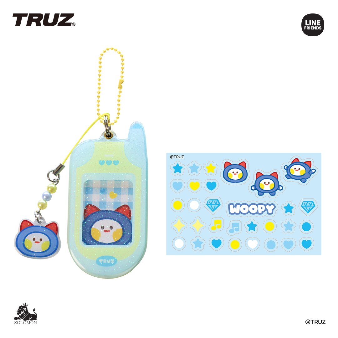 ソロモン商事【TRUZ minini ガラケー風キーリング】RETRO PHONE