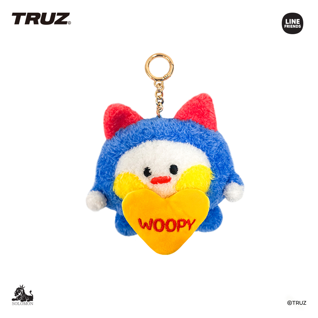 ソロモン商事 【TRUZ minini リールキーホルダー】REEL KEY HOLDER ぬいぐるみ チリ ロミー ヨチ ボンボン ラウ ヒークン ソム ルル ウーピー ポドン｜solomon｜10