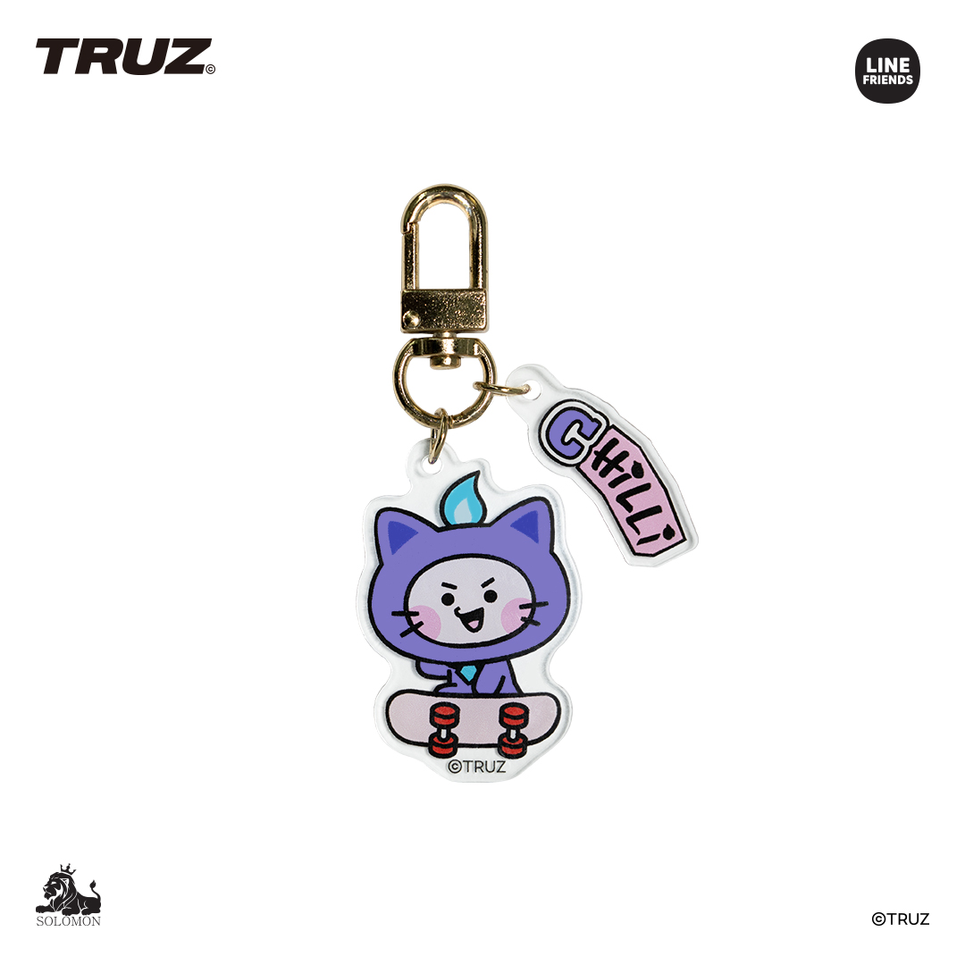 ソロモン商事 TRUZ アクリルキーリング ver.2 DECO PACK_TAK_D