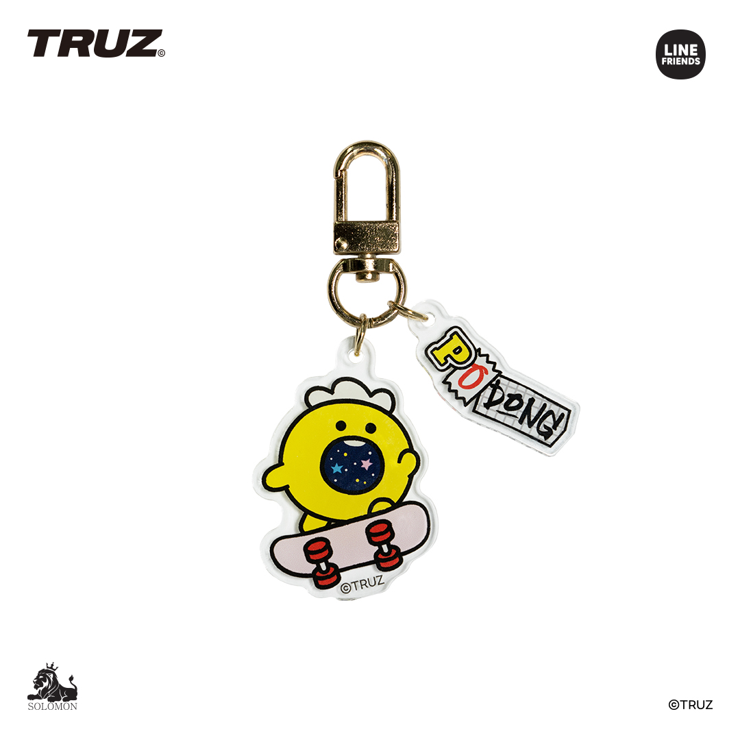 ソロモン商事 TRUZ アクリルキーリング ver.2 DECO PACK_TAK_D ACRYLIC KEYRING アクキー キーリング  キャラクター かわいい 公式