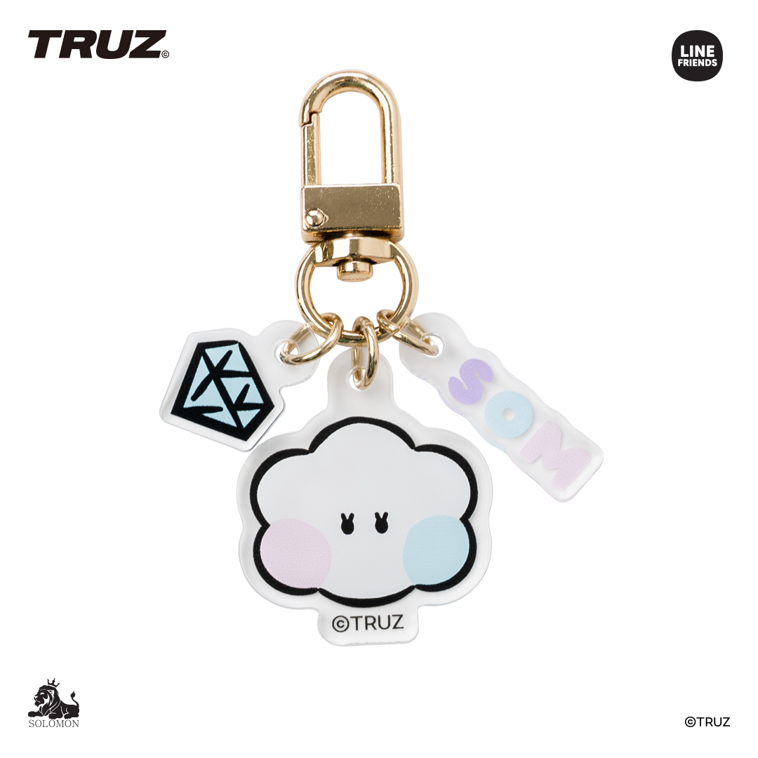 ソロモン商事 TRUZ minini アクリルキーリング ACRYLIC KEYRING