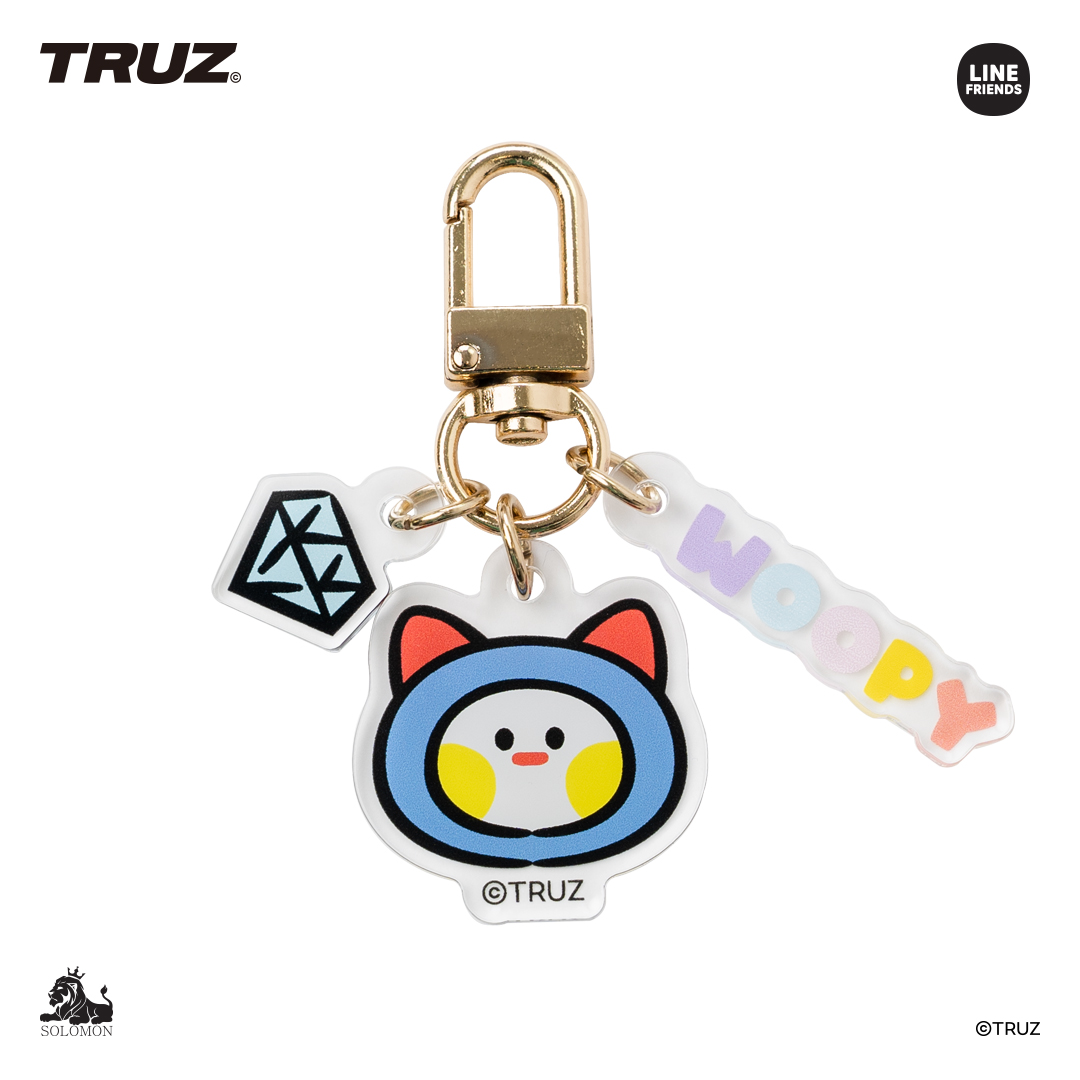 ソロモン商事 TRUZ minini アクリルキーリング ACRYLIC KEYRING