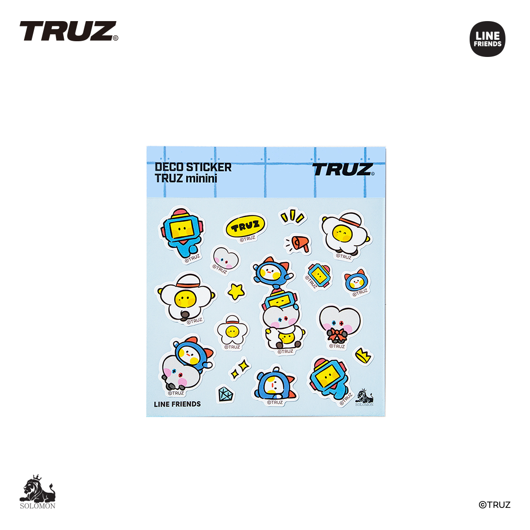 ソロモン商事 TRUZ minini デコステッカー デコシール チリ