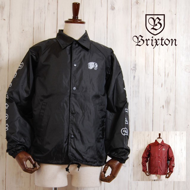 BRIXTON ブリクストン コーチジャケット PRIMO JACKET BURGUNDY BLACK