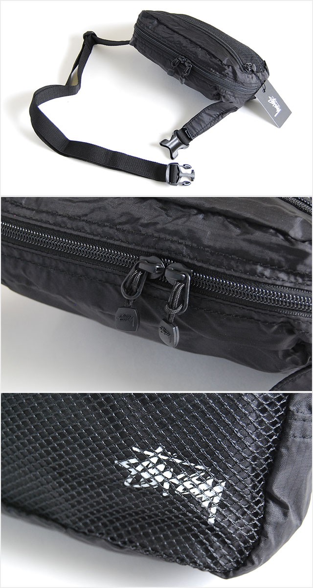 STUSSY ステューシー ボディバッグ ファニーパック ウエストバッグ 