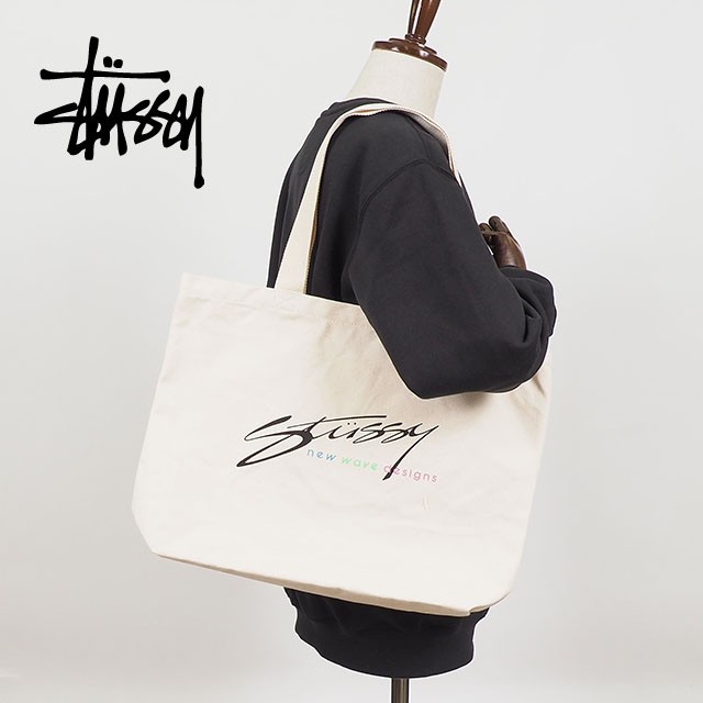 STUSSY ステューシー トートバック（ロボットペイント）-