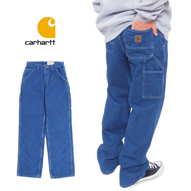 カーハート B13 ペインターパンツ デニム メンズ W30 32 34 36 CARHARTT LOOSE FIT UTILITY JEAN  ルーズフィット ワークパンツ 太め ゆったり ブランド カジュ