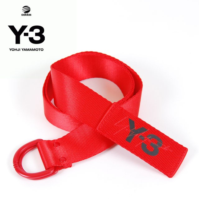 Y-3(adidas×Yohji Yamamoto) Y3 LOGO BELT RED ワイスリー