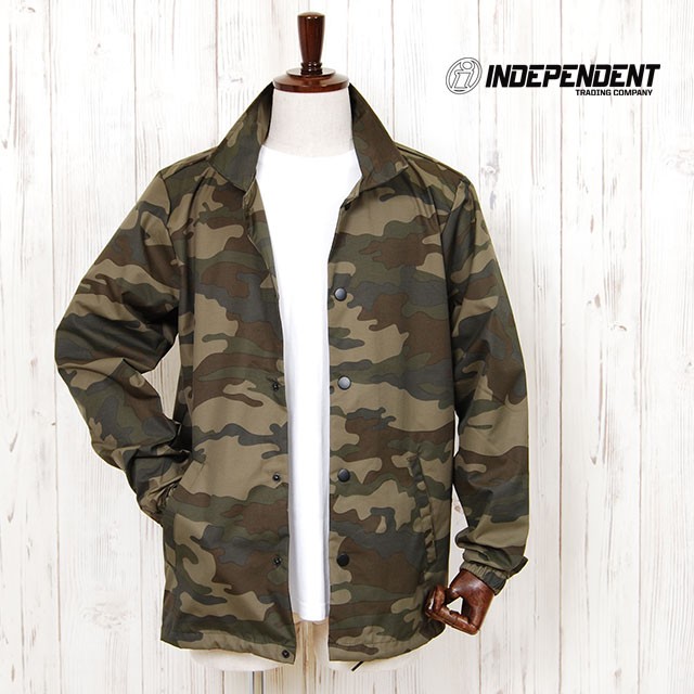 インディペンデント INDEPENDENT ナイロン コーチジャケット NYLON COACHES JACKET CAMO JKT ウィンドブレーカー  アウター カモ 迷彩 メンズ レディース 男性 女 :exp99cnb-camo:SOLT AND PEPPER - 通販 - Yahoo!ショッピング