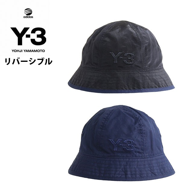 Y3 ハット Y-3(adidas×Yohji Yamamoto) リバーシブル バケット 