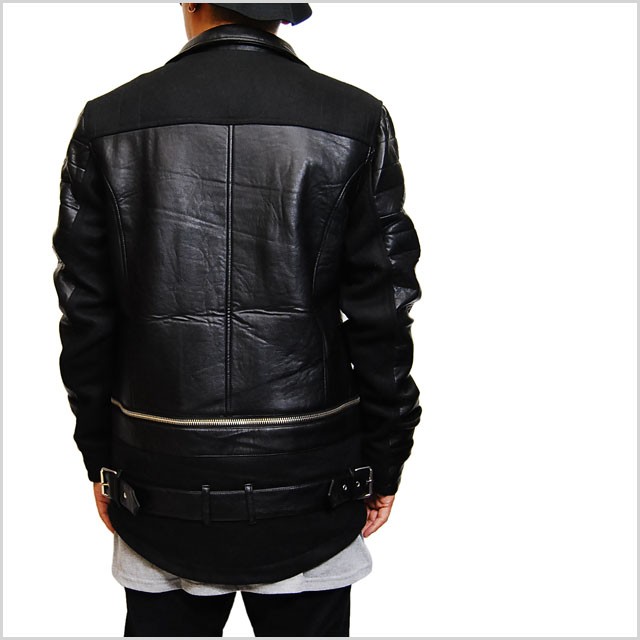 BLACK KAVIAR ブラックキャビア SAMBO JACKET JKT BLACK レザー