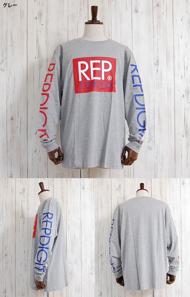 REP DIG IT レップディグイット 長袖 Tシャツ REP BOX L/S TEE