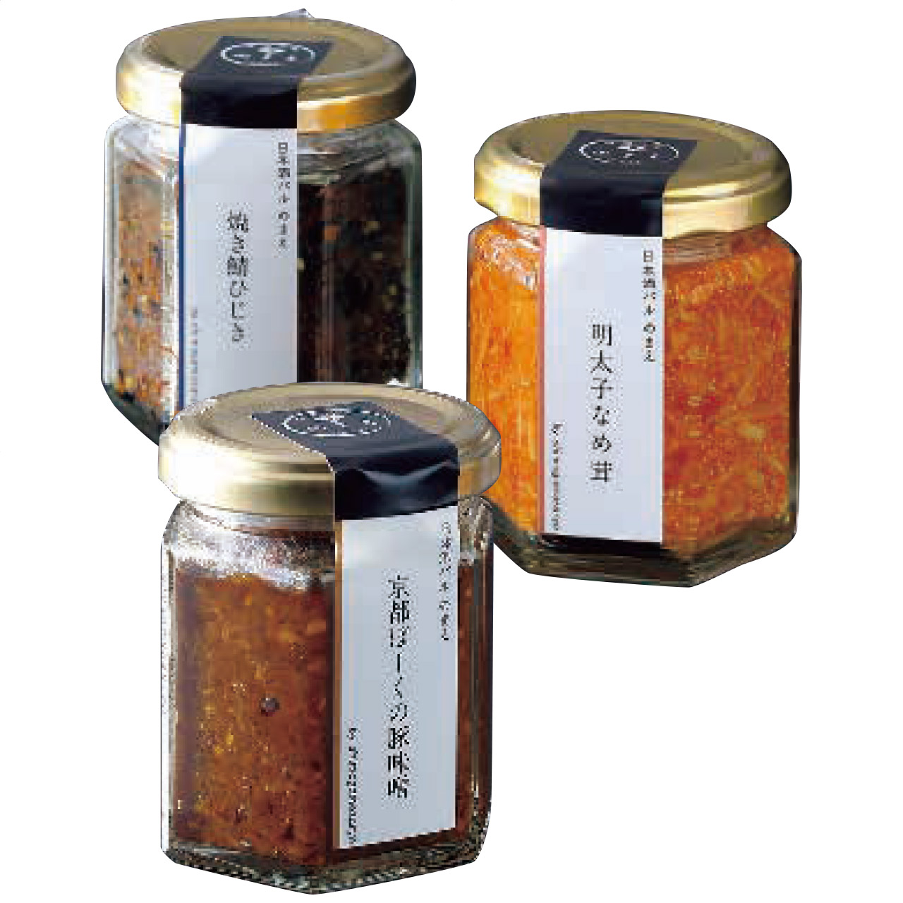 下鴨茶寮 山海の幸 「京都ぽーくの豚味噌・焼き鯖ひじき・明太子なめ茸」 20019 その他グルメ (#1240-027)