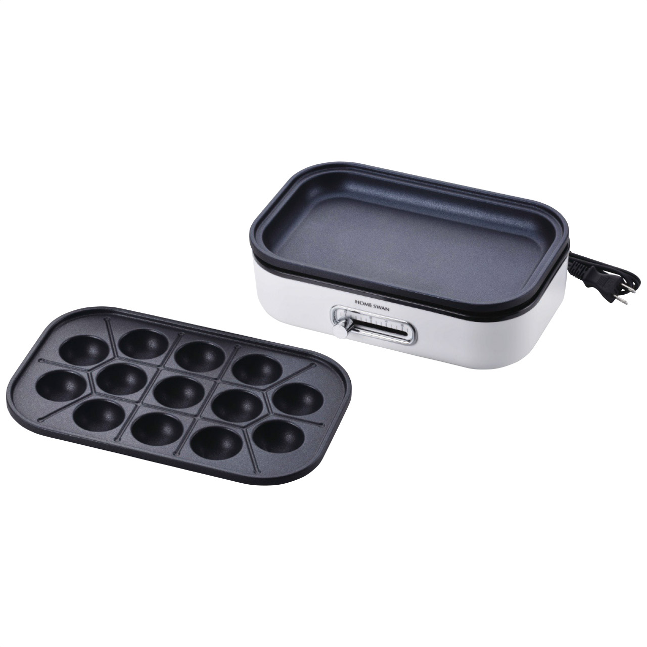 ホームスワン ソロホットプレート(たこ焼きプレート付) キッチン家電 (#1150-064)