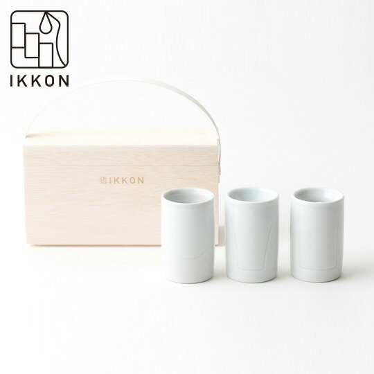 ikkon ぐい呑みセット(白釉) : ikkon-set-wh : 縁器屋Yahoo