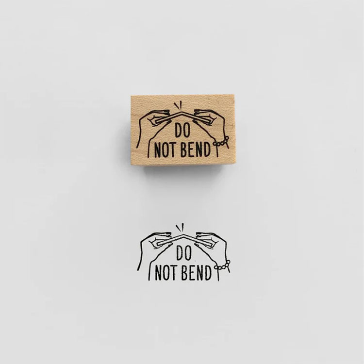 KNOOPWORKS クノープワークス スタンプ AIR MAIL エアメール DO NOT BEND 折曲厳禁 FRAGILE こわれもの OPEN HERE ここを開ける はんこ｜somania｜03