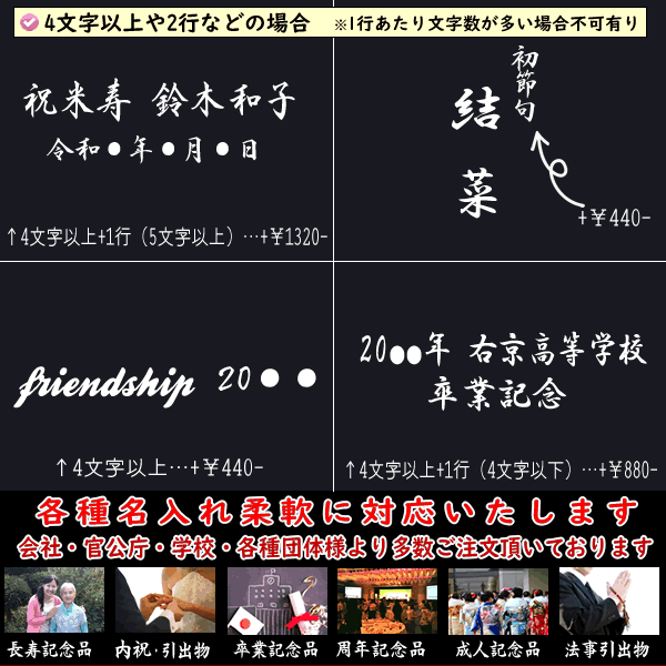 むす美 家紋入り 名前入り 大判 風呂敷 100cm 綿 シャンタン 両面 無地