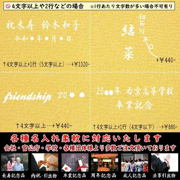 むす美 家紋入り 名前入り 風呂敷 68cm 絹100% ちりめん友禅 花