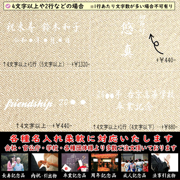 名前入り 風呂敷 68cm ちりめん友禅 花まりうさぎ クリーム 金文字