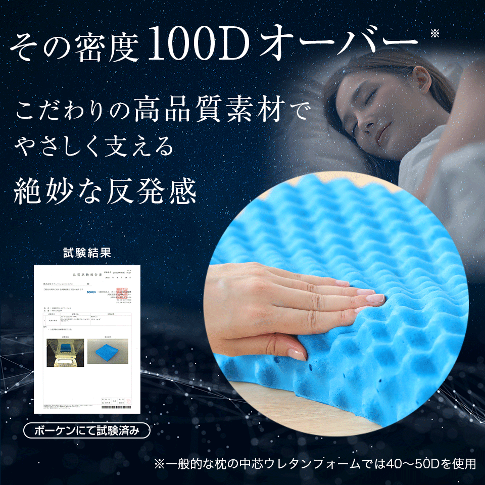 密度100Dオーバー