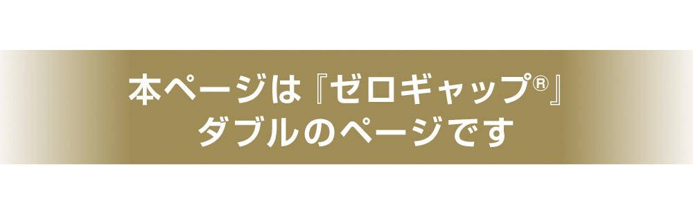 本ページはゼロギャップダブル