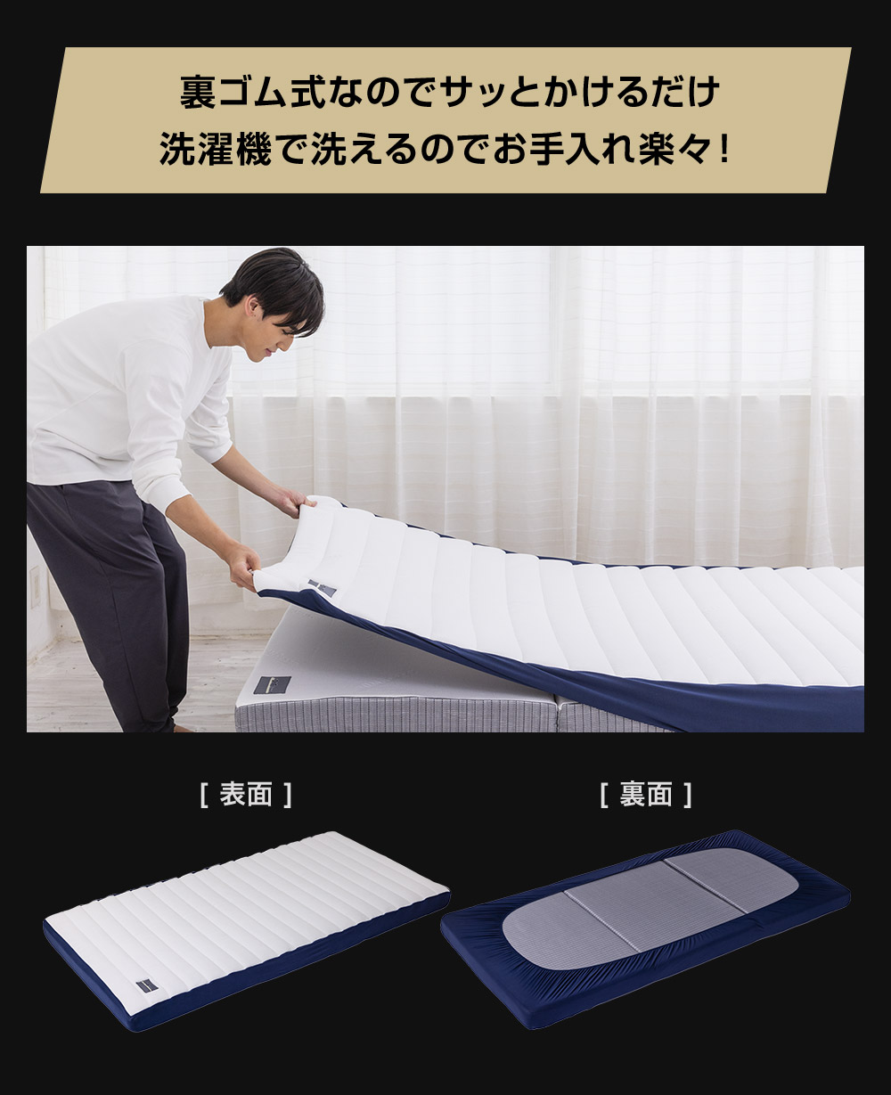 ゼロギャップ＆リッチ 裏ゴム式