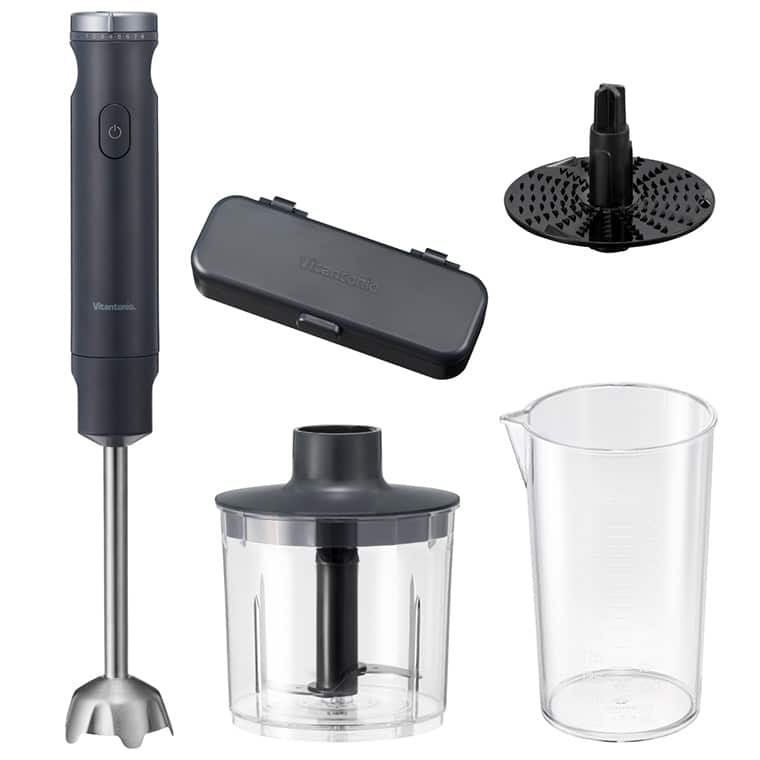 ブレンダー 離乳食 Vitantonio ビタントニオ ハンドブレンダー VHB-30 スムージー ハンドミキサー 氷OK ハンディブレンダー 静音 軽量 4枚刃 レシピ付 ビタントニオ（Vitantonio） ハンドブレンダー VHB-30 送料無料