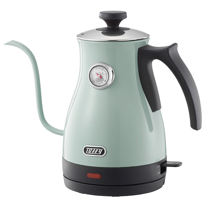 Toffy トフィー 温度計付き電気ケトル kettle / K-KT3-AW K-KT3-PA K-KT3-RB 送料無料 1.0L 空焚き防止機能 コーヒー ドリップ｜somurie｜03