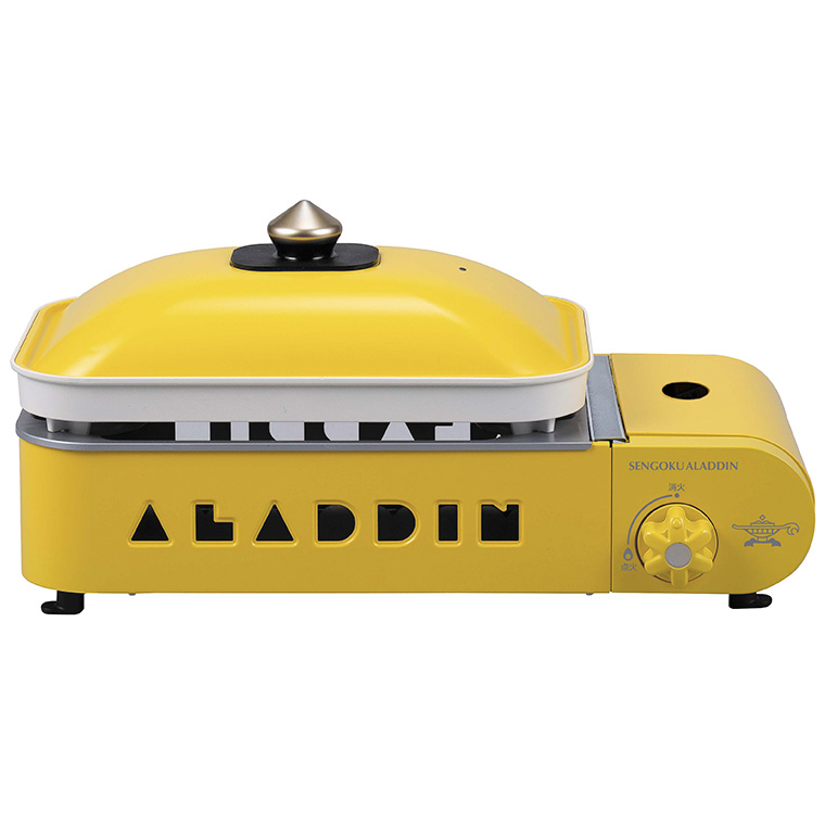 新品 アラジン SAG-RS21B ポータブル ガス ホットプレート 黄 ① ポータブル ガス ホットプレート プチパン | Aladdin（アラジン