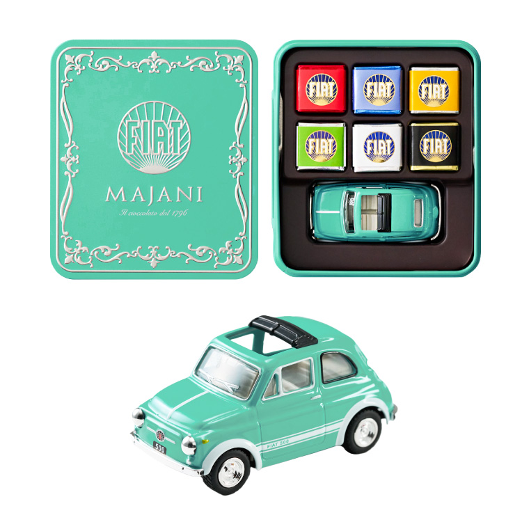 チョコレート 送料無料 FIAT フィアット チョコレート・ミニカーセット