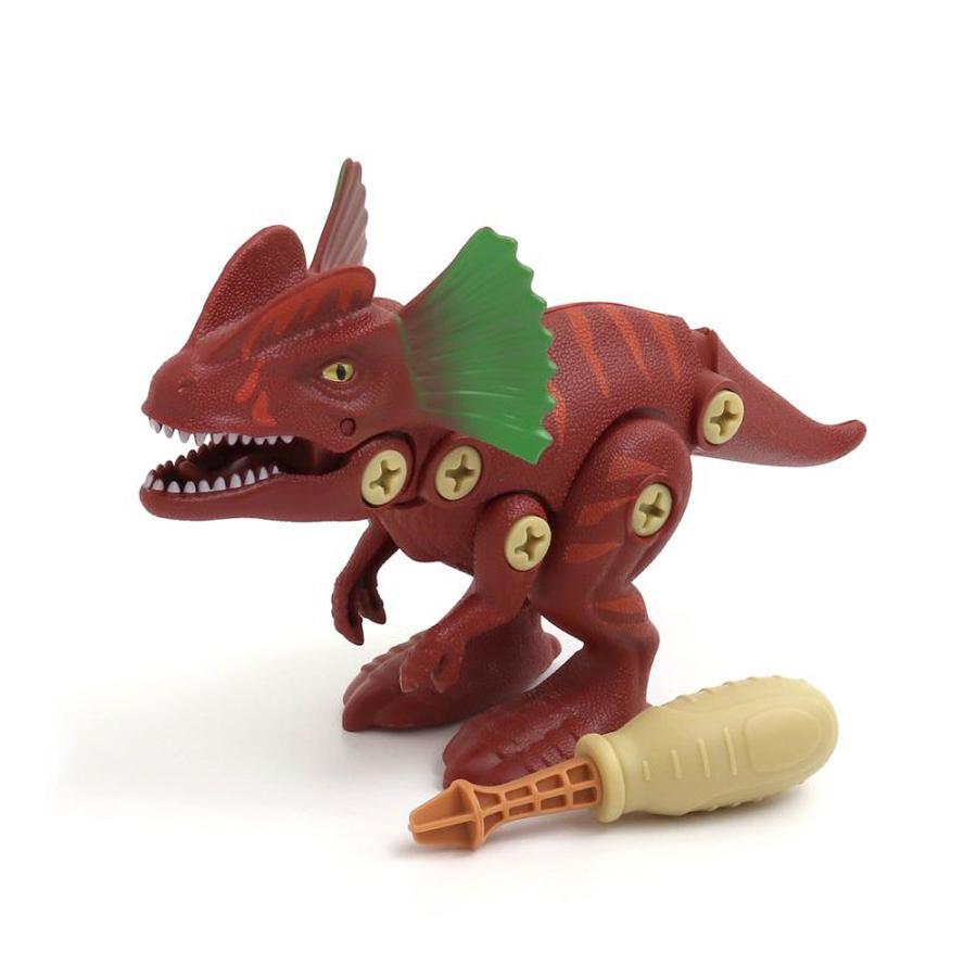 F.O.TOYBOX  DIY TOY DINOS / 恐竜 組み立て 知育 玩具 おもちゃ 男の子のおもちゃ スティラコサウルス ディロフォサウルス ティラノサウルス トリケラトプス｜somurie｜03