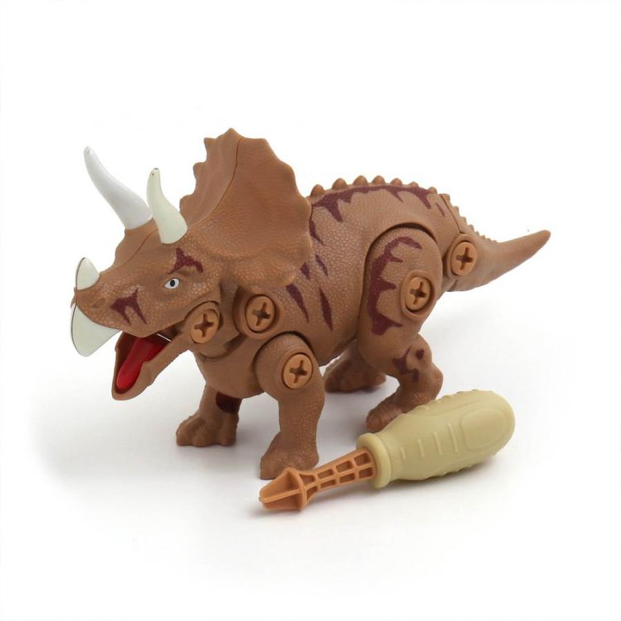 F.O.TOYBOX  DIY TOY DINOS / 恐竜 組み立て 知育 玩具 おもちゃ 男の子のおもちゃ スティラコサウルス ディロフォサウルス ティラノサウルス トリケラトプス｜somurie｜05
