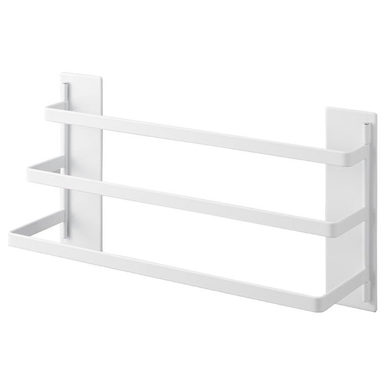 山崎実業 tower 洗濯機前マグネットタオルハンガー タワー 洗濯 公式 3連 ホワイト/ブラック 3796 3797 送料無料 / タオル掛け フェイスタオル バスタオル