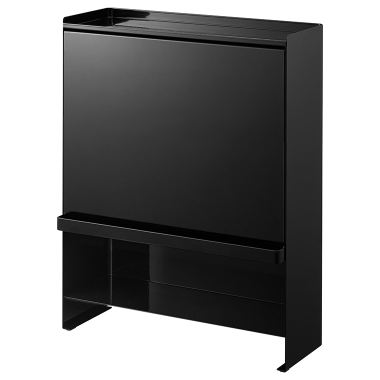 tower 山崎実業 前が開く 隠せる調味料ラック タワー キッチン 公式