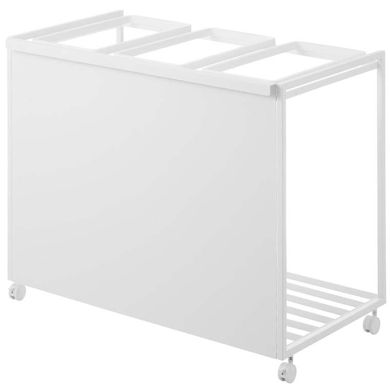 tower 山崎実業 目隠し分別ダストワゴン タワー ゴミ箱 公式 45L 3分別