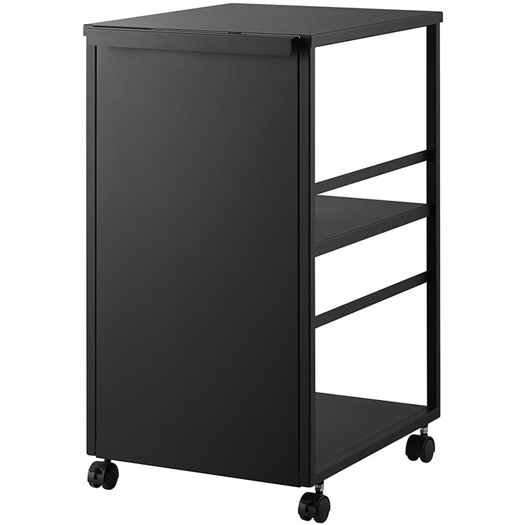 【新品 未開封】山崎実業 tower 天板付きランドリーワゴン ブラック tower 山崎実業 目隠しワゴン タワー スリム 天板付き 公式 8470 8471