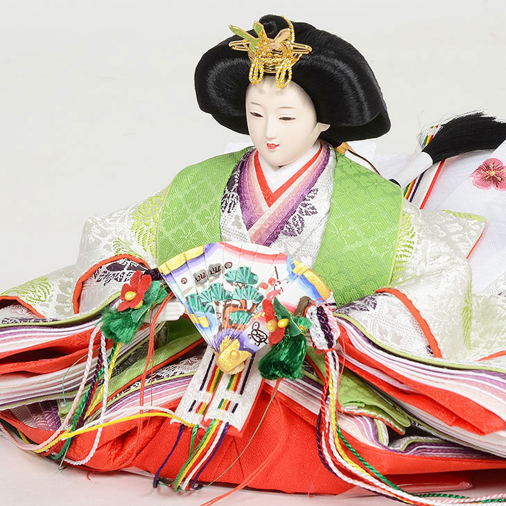 No.302-67 雛人形 飛鳥雛 平飾り 雛人形 親王飾り 小三五サイズ 親王 