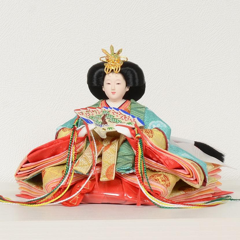 レビュー特典木札・お手入れセット付・送料無料)雛人形 コンパクト