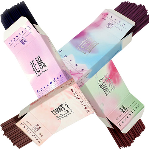 日本香堂 お線香 花風 アソート 4種の花の香り Nippon Kodo 日本製