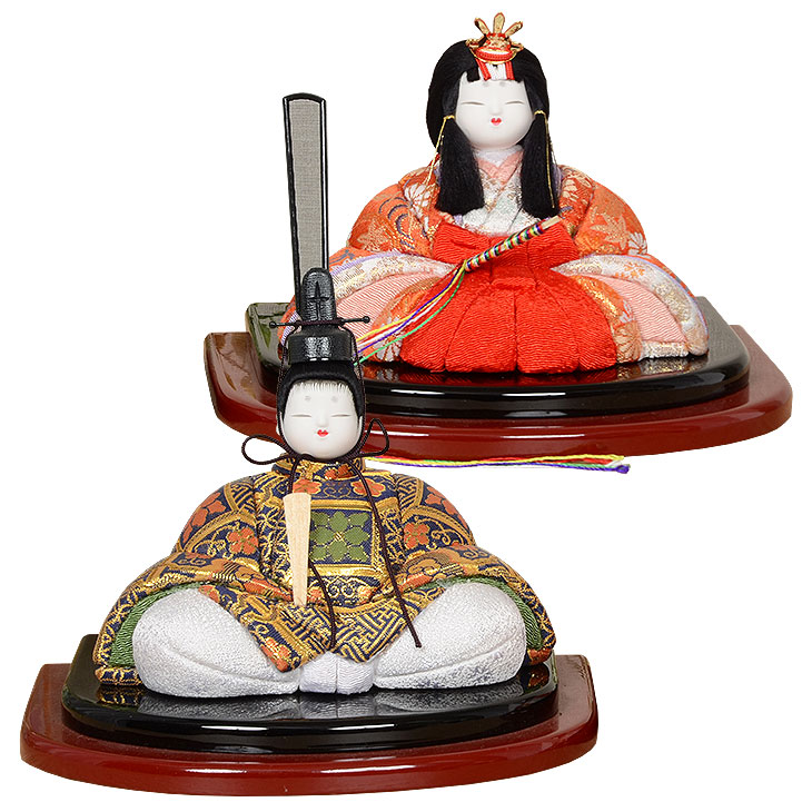 木目込み人形 No.1061-2-B 【新康陽雛】 布付き手芸キット : 正栄作