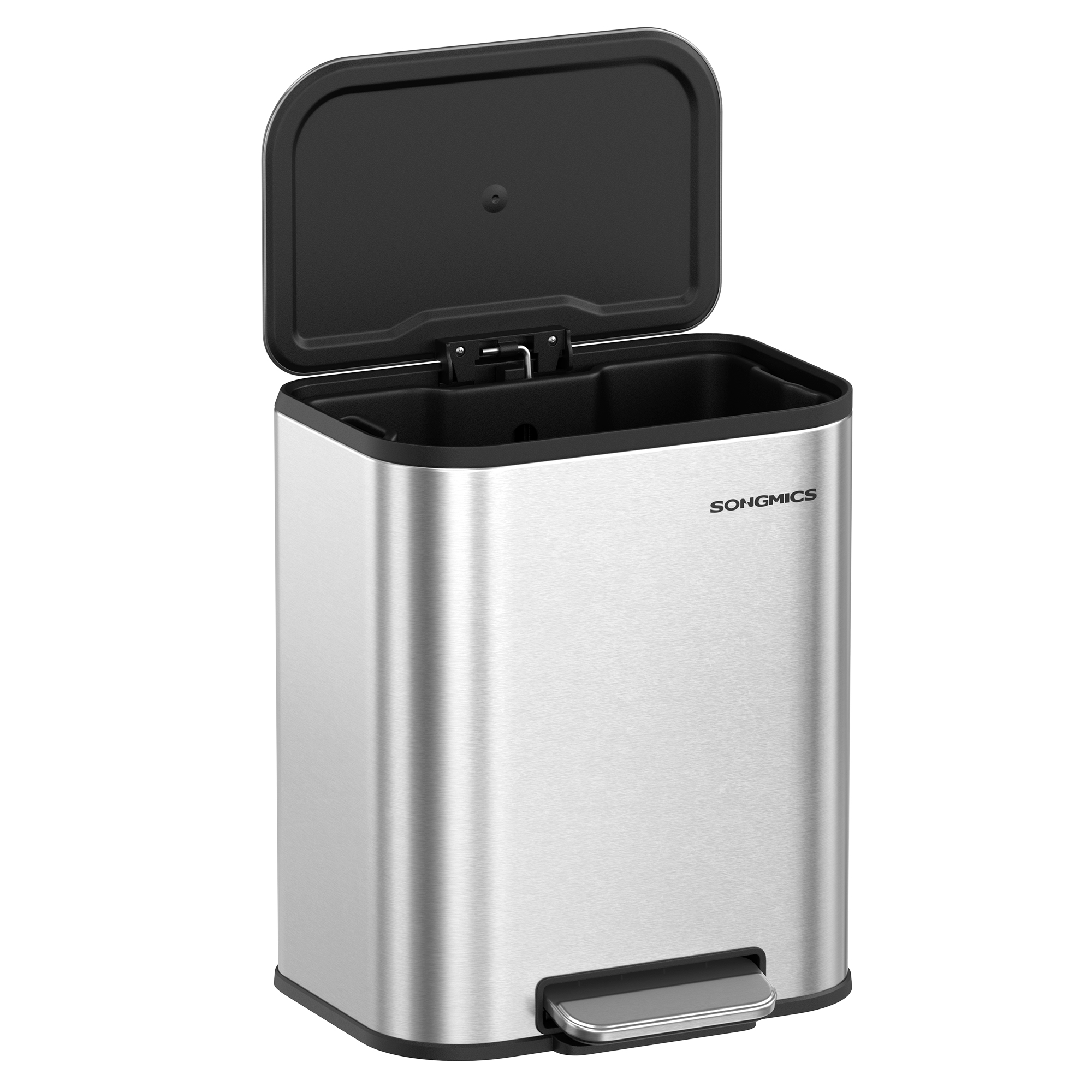 ゴミ箱 分別 2連 2x15L 蓋付き キッチン、リビング用