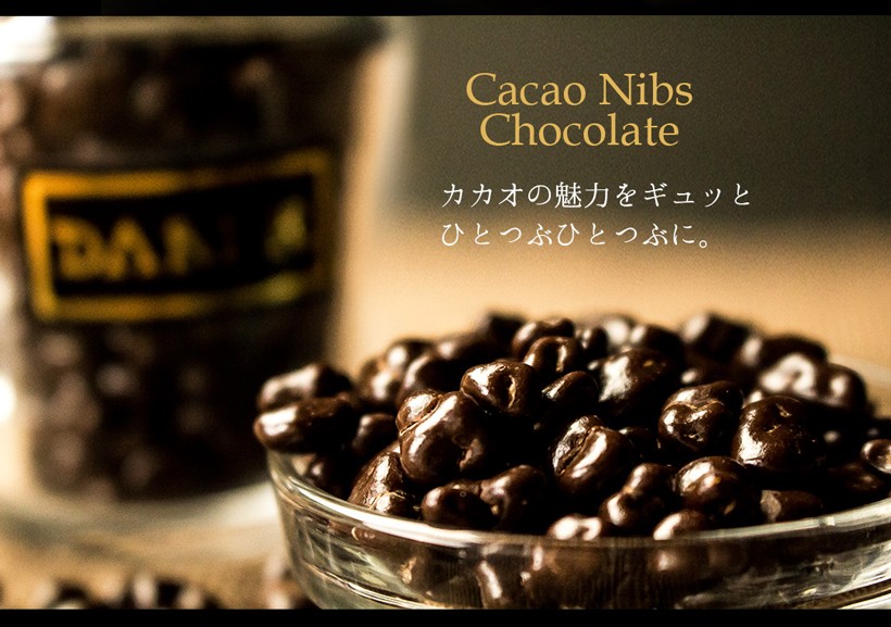 カカオニブチョコ ～ポリフェノールたっぷりのダブルカカオ～ 65g