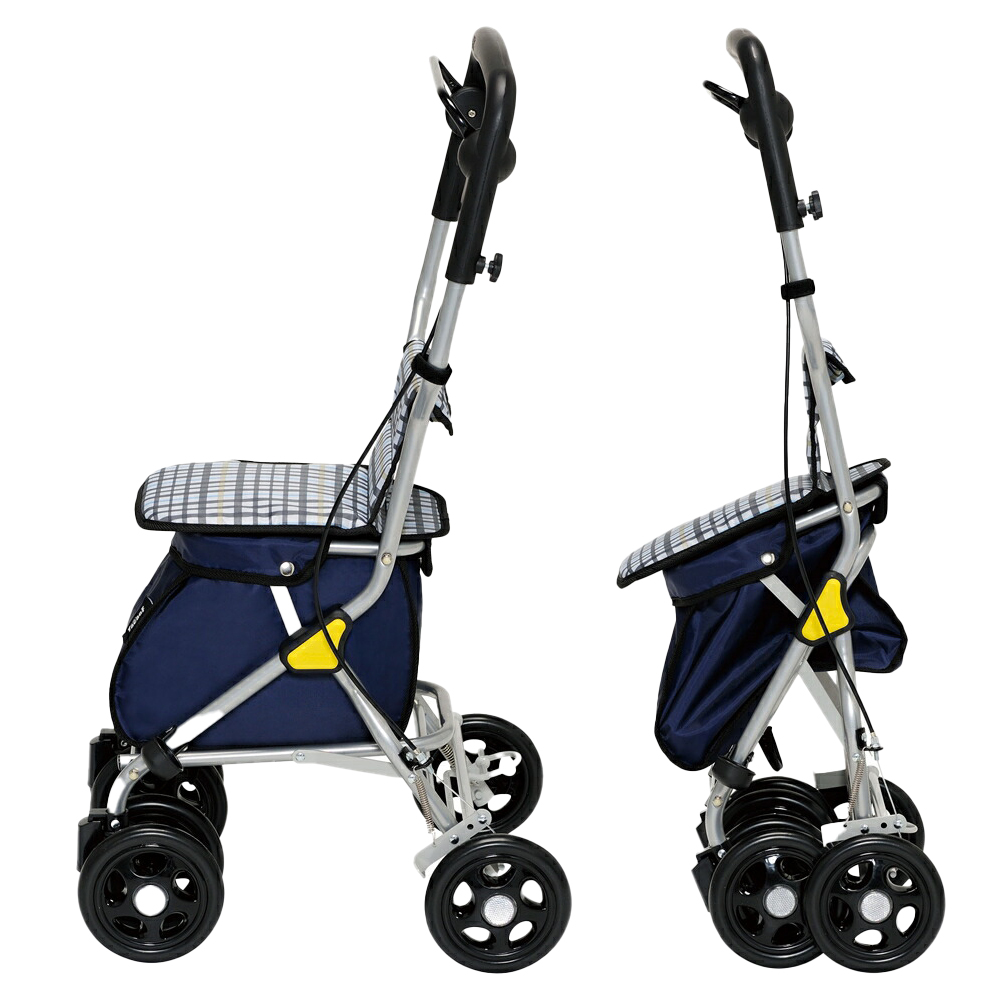 ちょい値下げ❢　シルバーカー　TacaoF ルミド Tacaof 幸和製作所 TacaoF ルミド ミドルタイプ チェックブラック